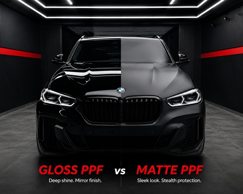 Gloss vs Matte PPF difference